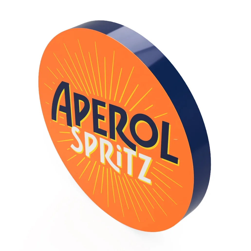 Aperol Spritz LED-Leuchtschild
