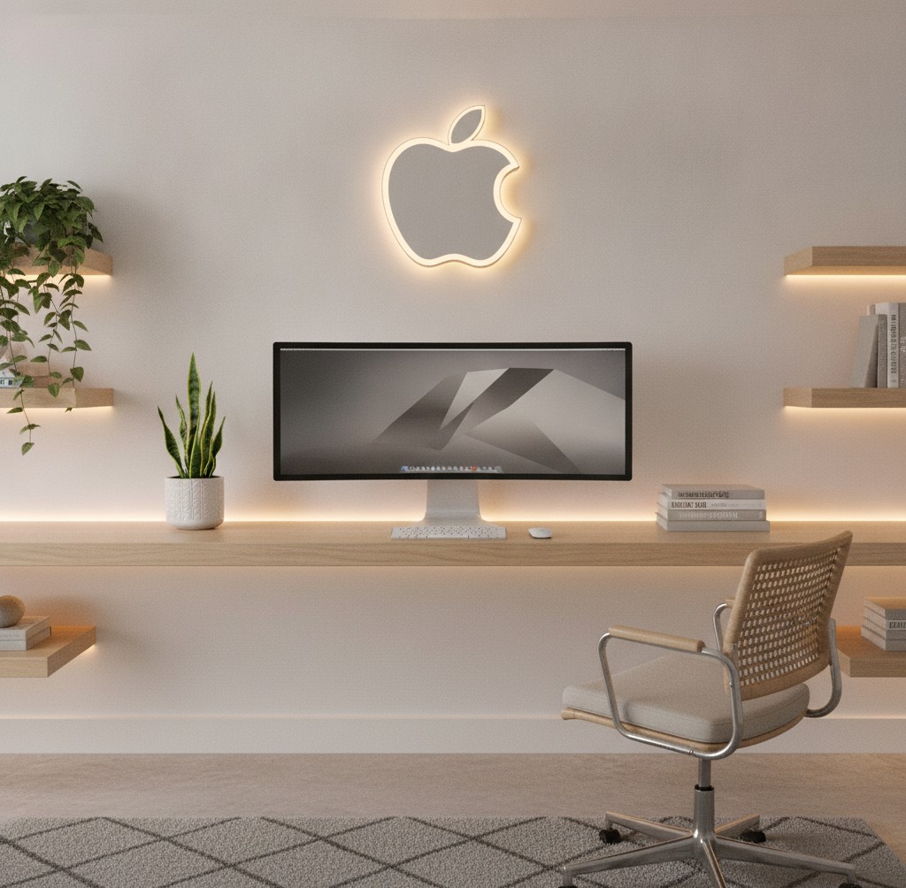 Apple LED-Leuchte - Mockup