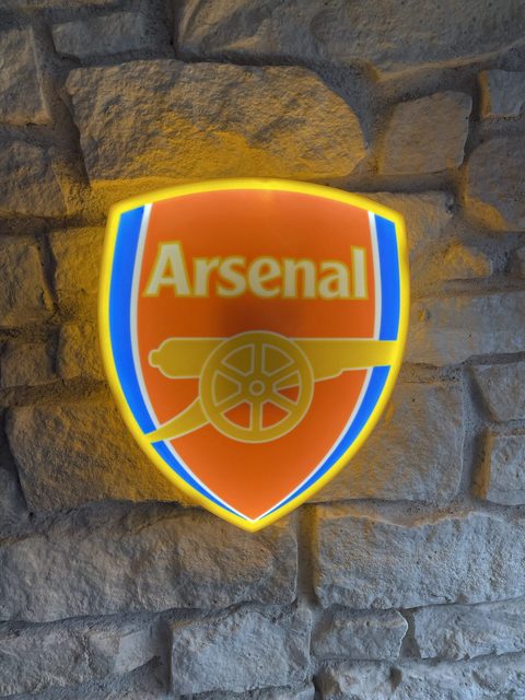 Arsenal FC Fanartikel LED-Lampe Geschenk für Gunners-Fans