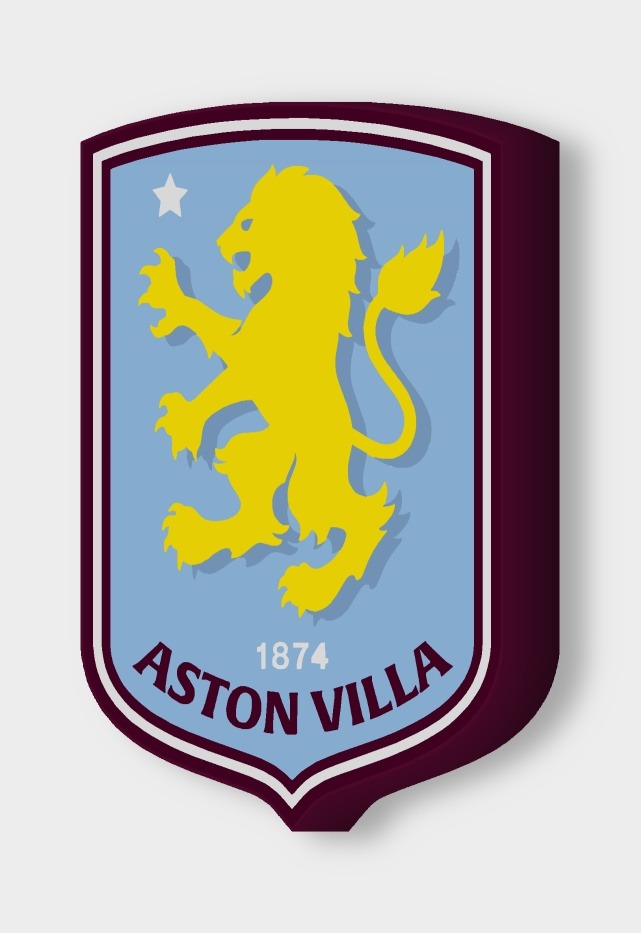 Aston Villa LED-Leuchtschild ausgeschaltet