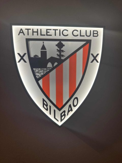 Athletic Bilbao LED-Leuchtschild in verschiedenen Größen - Fan Deko
