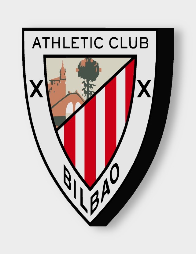Athletic Club Bilbao LED-Leuchtschild ausgeschaltet