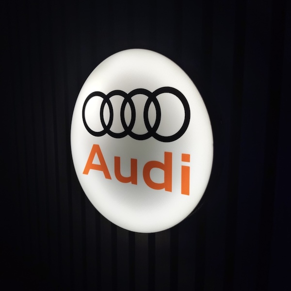 Audi LED-Leuchtschild Wanddeko Autodeko Geschenk