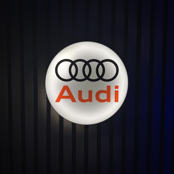 Audi LED-Leuchtschild Wanddeko Autodeko Geschenk