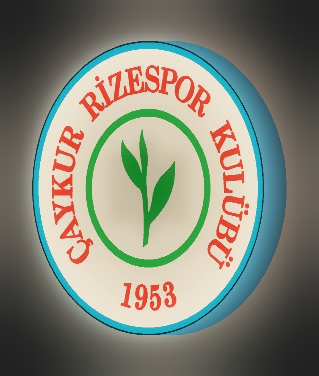 Çaykur Rizespor LED-Leuchtschild leuchtend