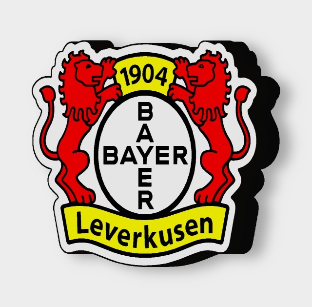 Bayer 04 Leverkusen LED-Leuchtschild ausgeschaltet