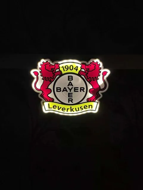 Bayer Leverkusen LED-Schild in verschiedenen Größen