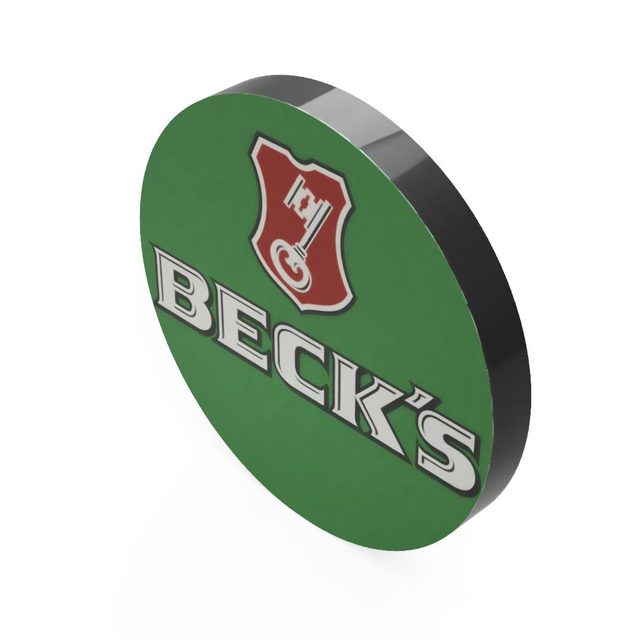 Becks Bier LED-Leuchtschild Bar Deko Geschenk