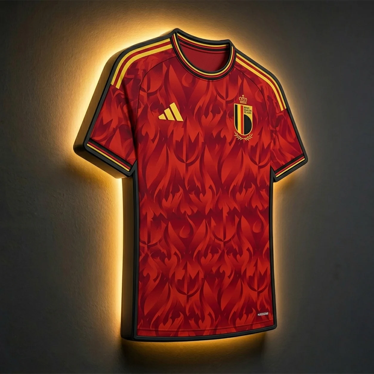 Belgien WM 2026 LED-Trikot-Lampe