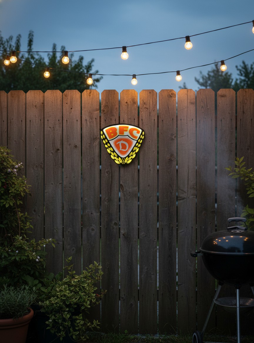 Berliner FC Dynamo LED-Leuchtschild - Mockup