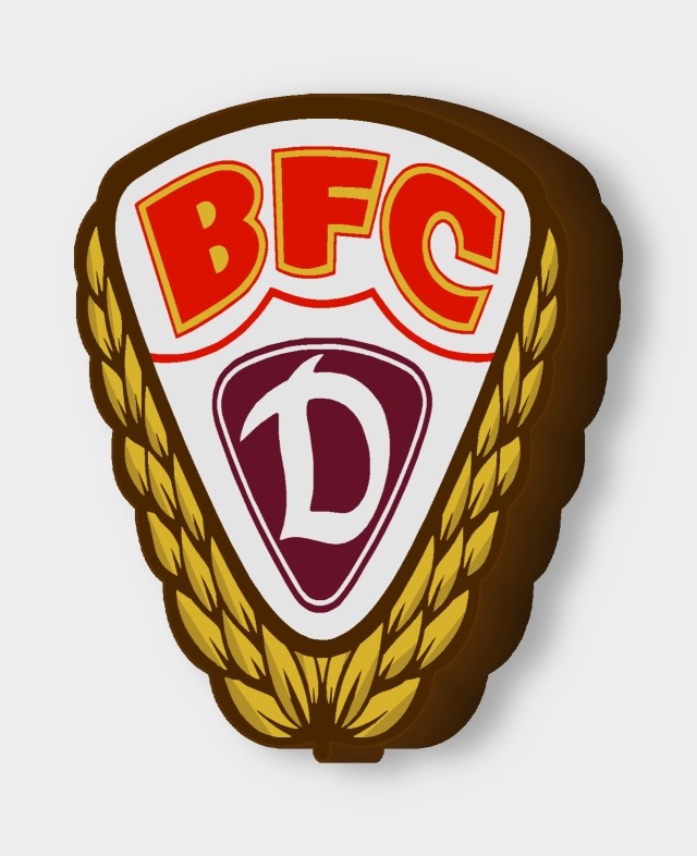 Berliner FC Dynamo LED-Leuchtschild ausgeschaltet