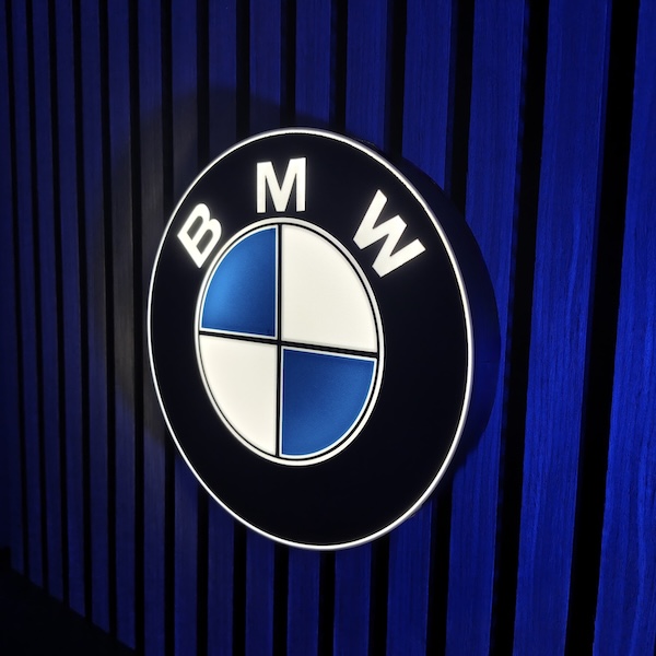 BMW LED-Leuchtschild Wanddeko Autodeko Geschenk