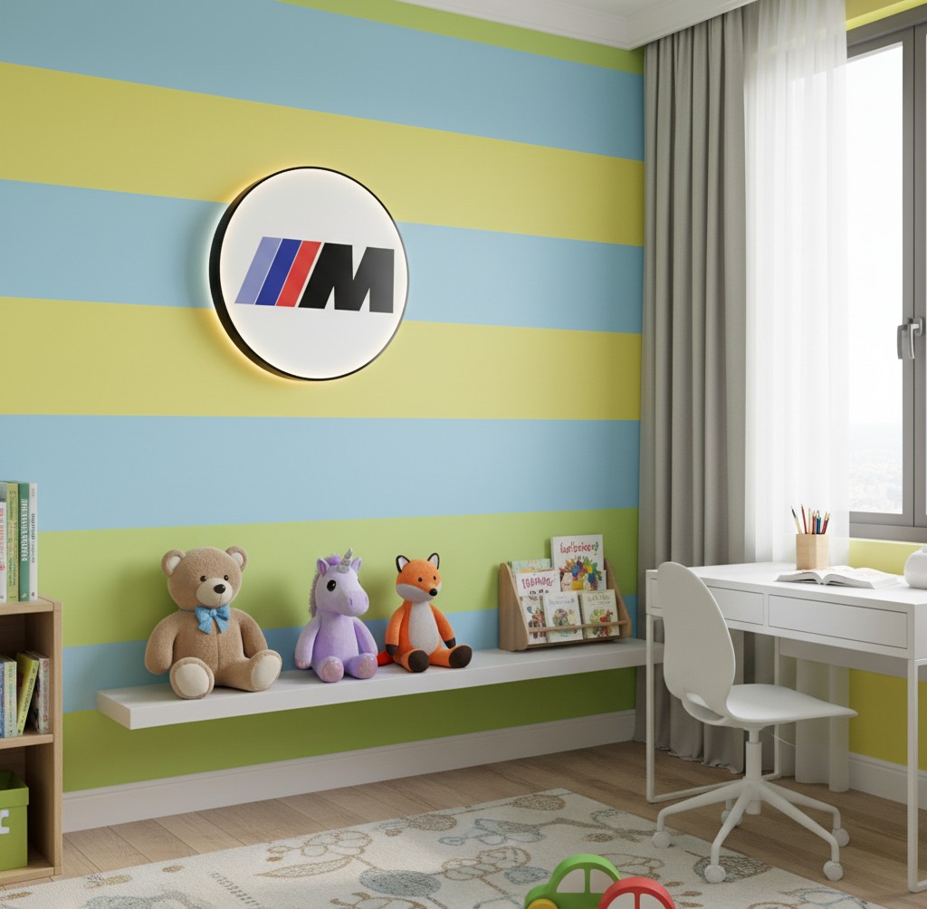 BMW M LED-Leuchte - Mockup