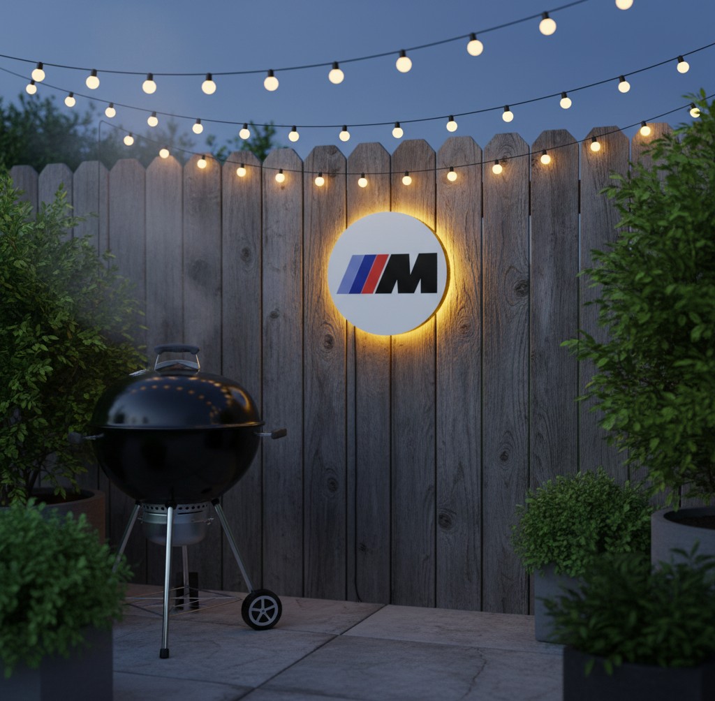 BMW M LED-Leuchte - Mockup