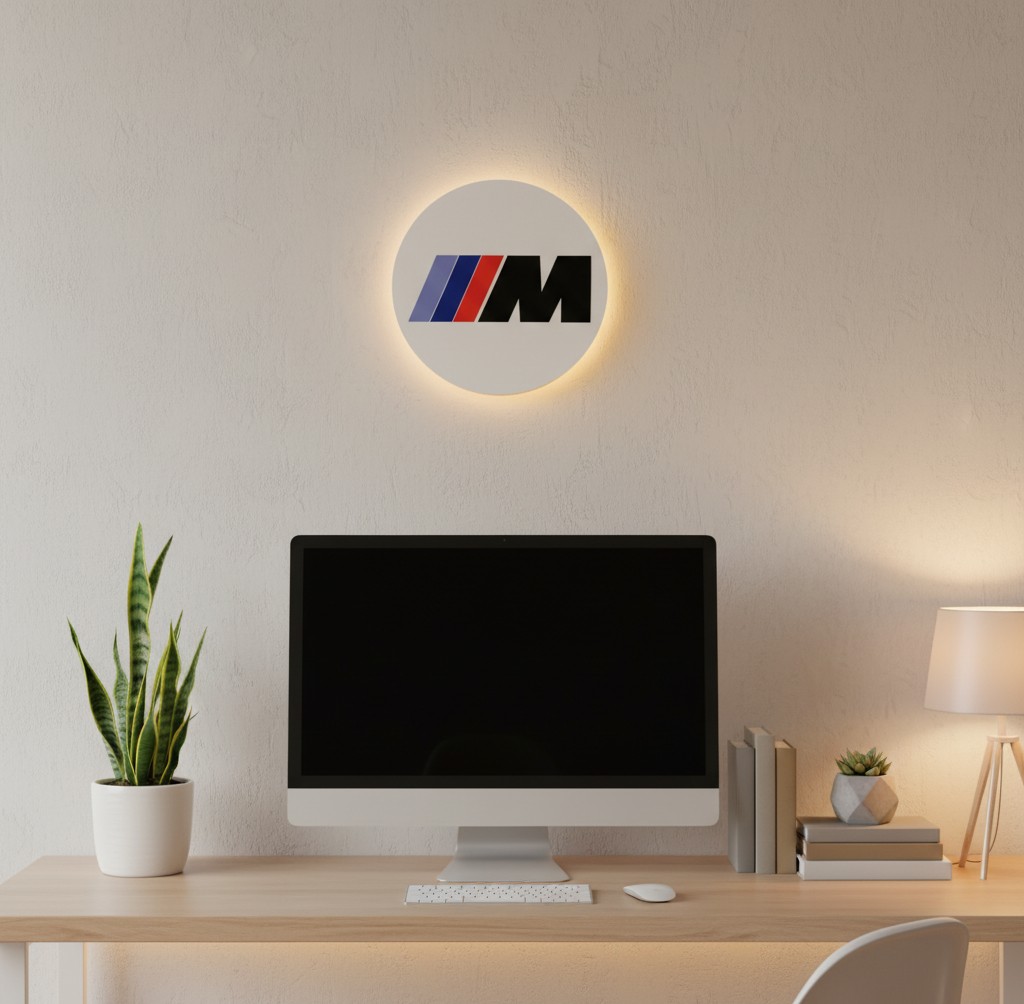 BMW M LED-Leuchte - Mockup