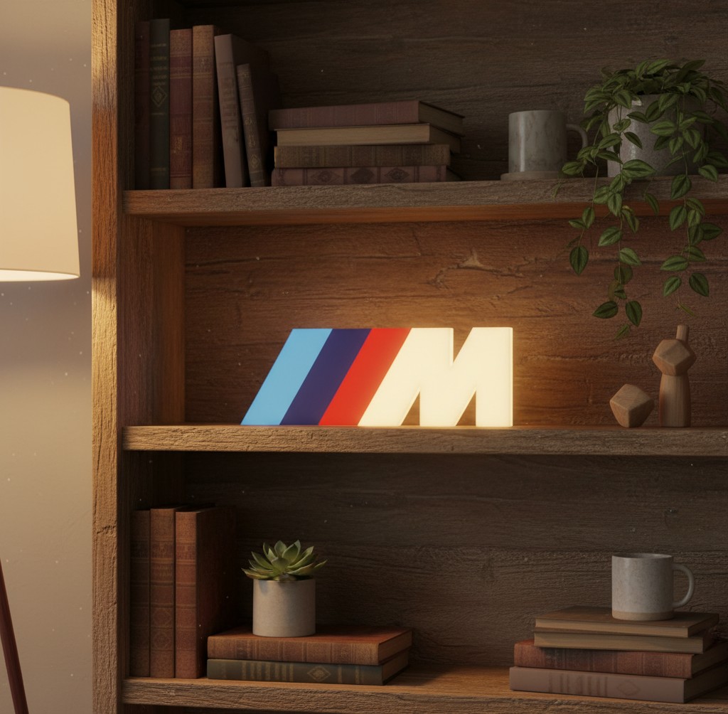 BMW M Power Custom LED-Leuchte - Mockup