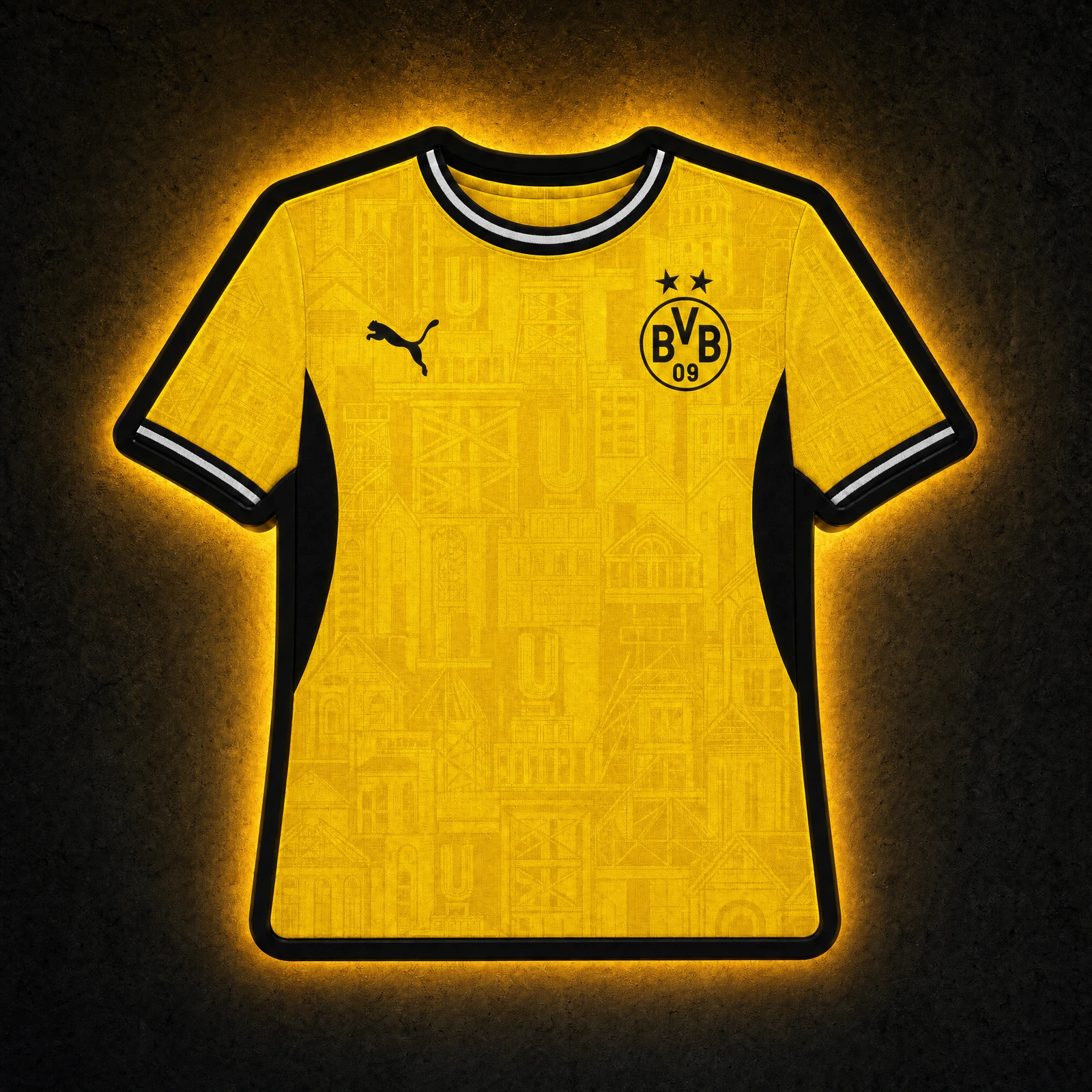 Borussia Dortmund Heimtrikot 2026/27 LED-Trikot-Lampe — Glow im Dunkeln