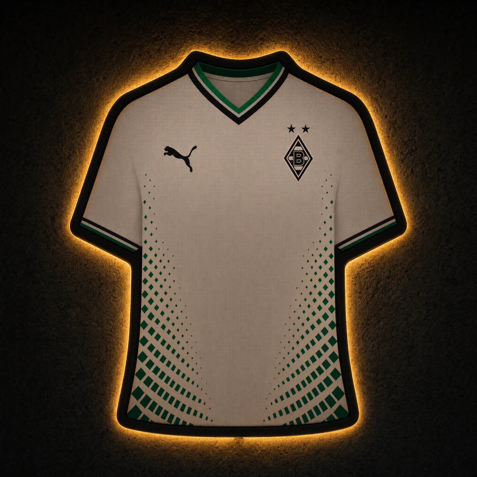 Borussia Mönchengladbach Heimtrikot 2026/27 LED-Trikot-Lampe — Glow im Dunkeln