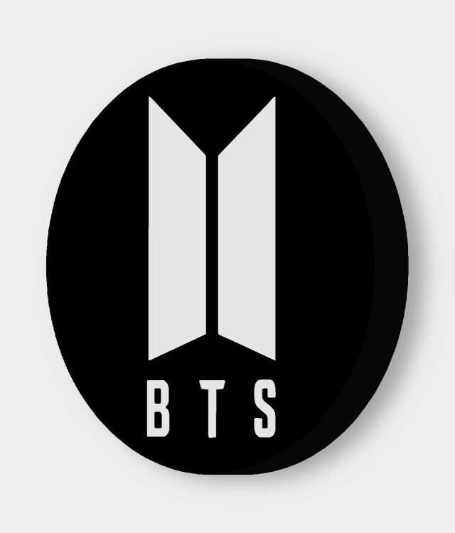 BTS LED-Leuchtschild ausgeschaltet