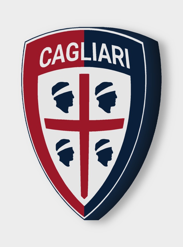Cagliari Calcio LED-Leuchtschild ausgeschaltet