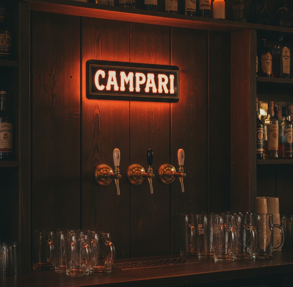 Campari LED-Leuchtschild
