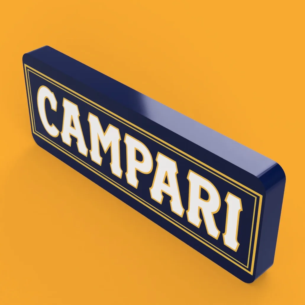 Campari LED-Leuchtschild