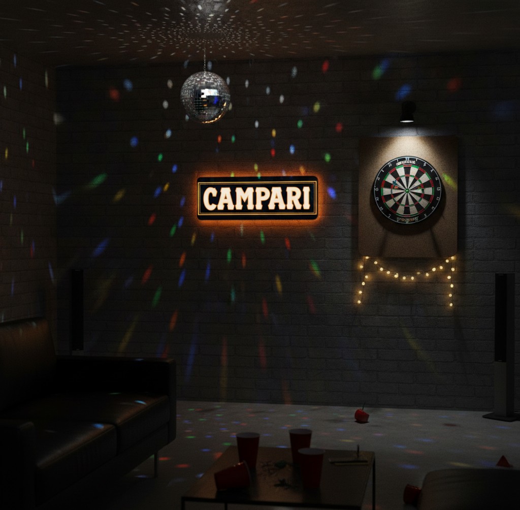 Campari LED-Leuchtschild