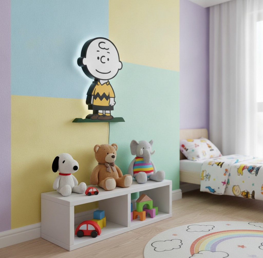 Charlie Brown LED-Leuchte - Mockup