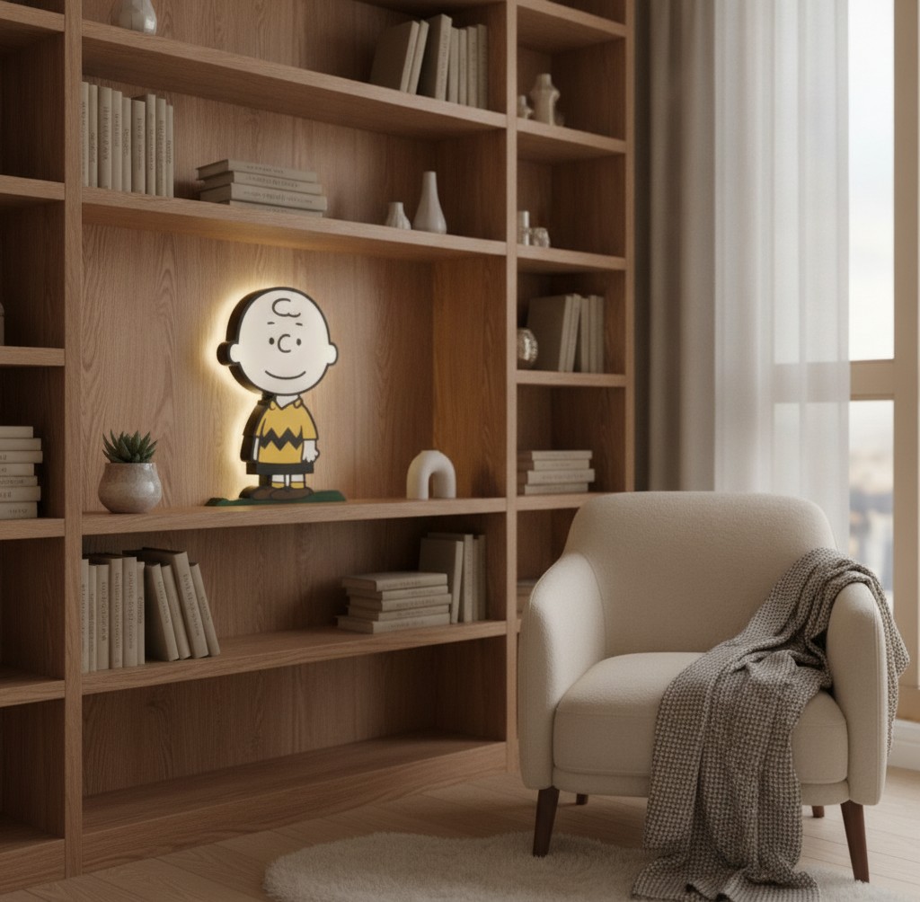 Charlie Brown LED-Leuchte - Mockup