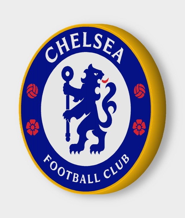 Chelsea FC LED-Leuchtschild ausgeschaltet