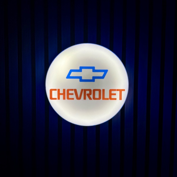 Chevrolet LED-Leuchtschild Wanddeko Autodeko Geschenk