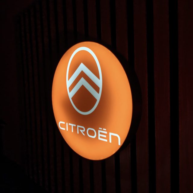 Citroën LED-Leuchtschild Wanddeko Autodeko Geschenk