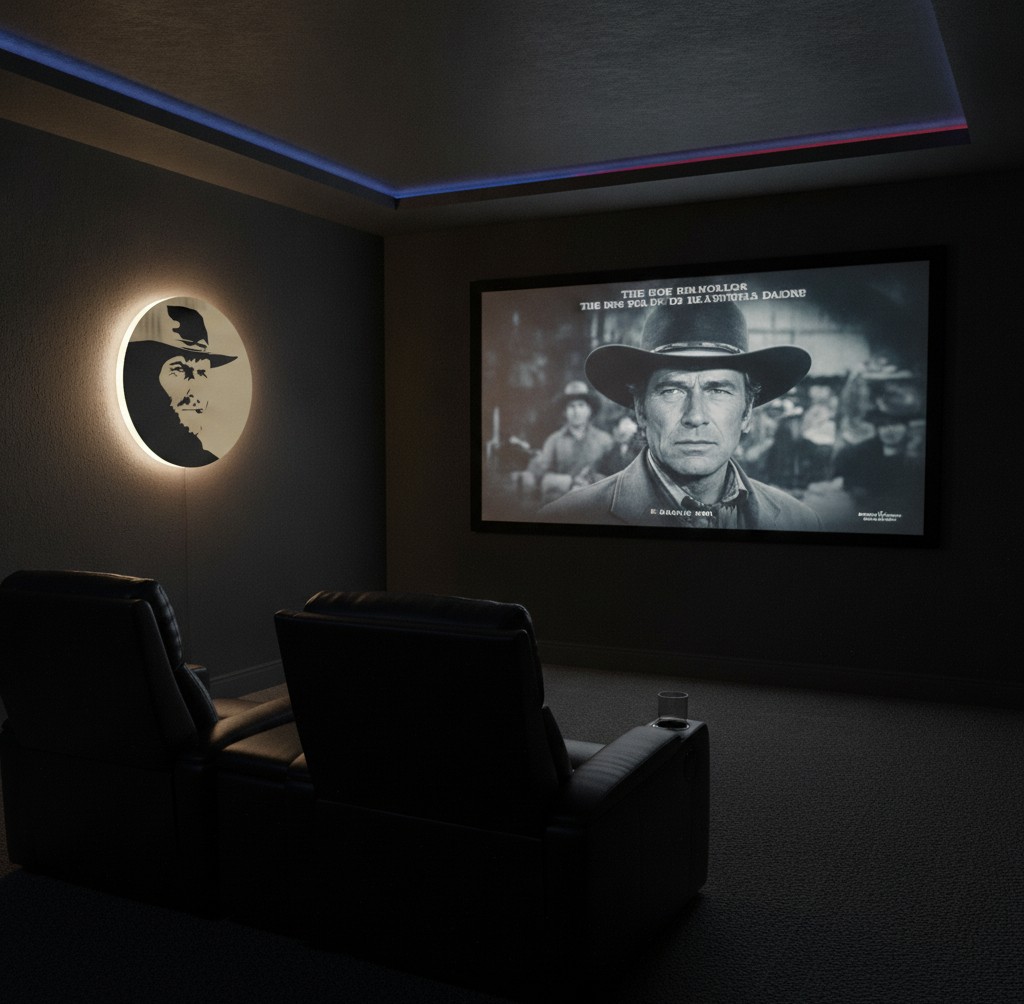 Clint Eastwood LED-Leuchte I - Mockup