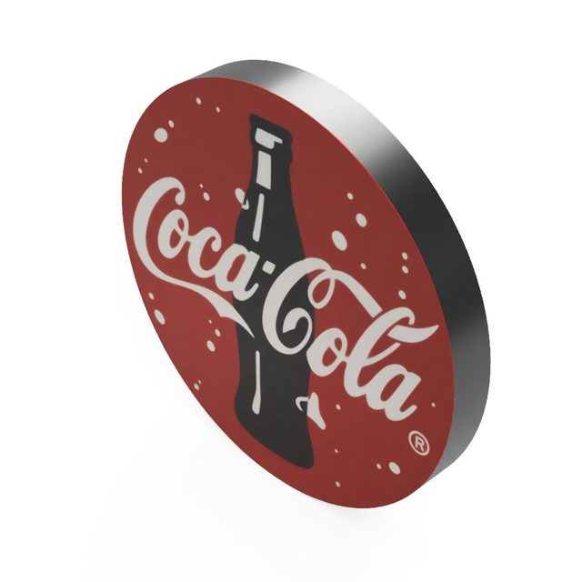 Coca Cola LED-Leuchtschild Bar Deko Geschenk