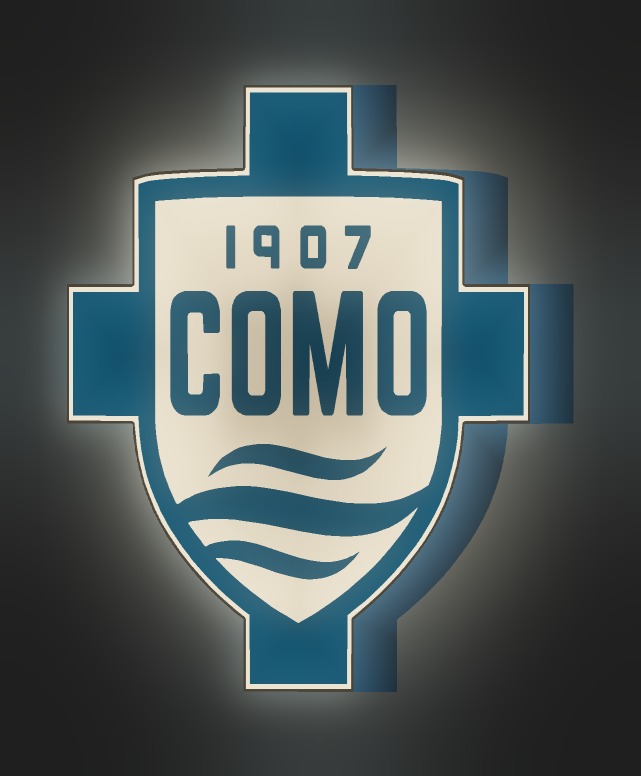 Como 1907 LED-Leuchtschild leuchtend