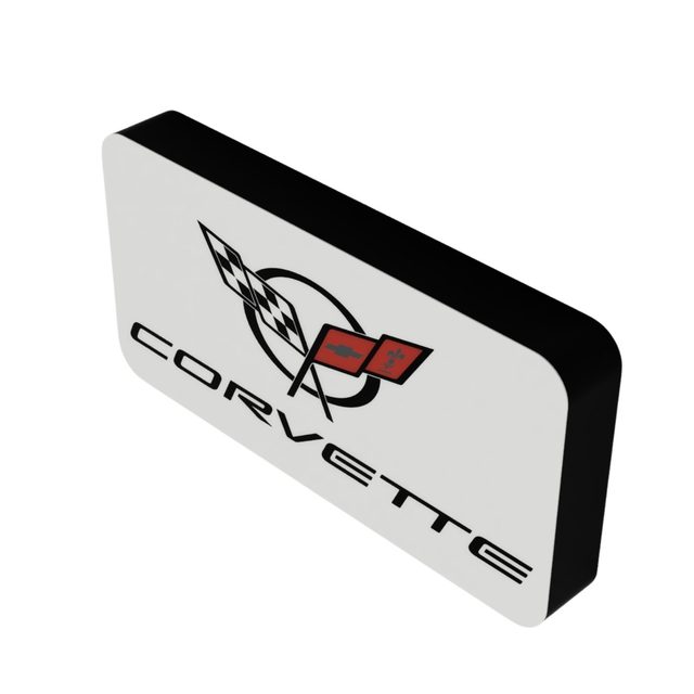 Corvette LED-Leuchtschild Wanddeko Autodeko Geschenk