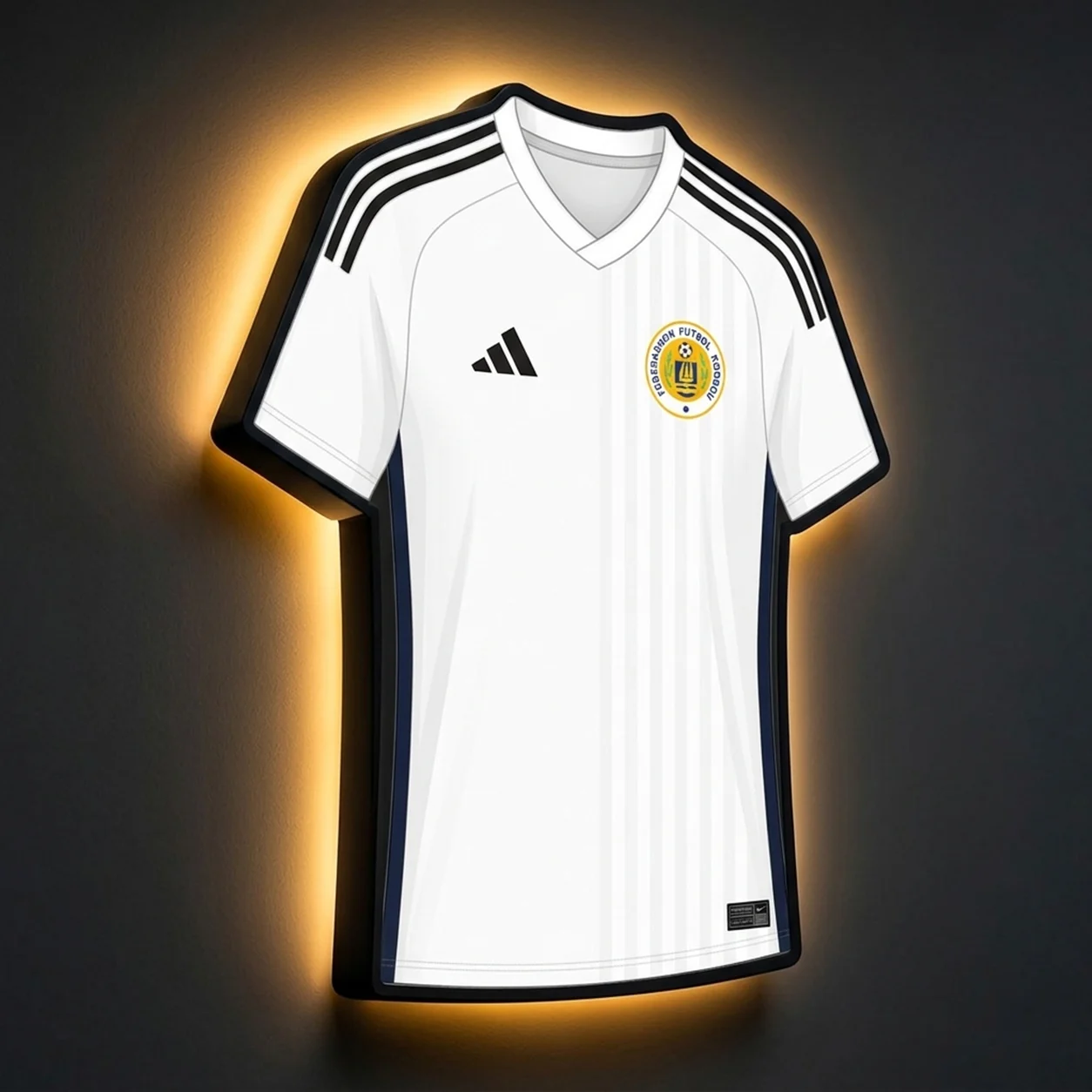 Curaçao WM 2026 LED-Trikot-Lampe (personalisiert mit Wunschname + Nummer)