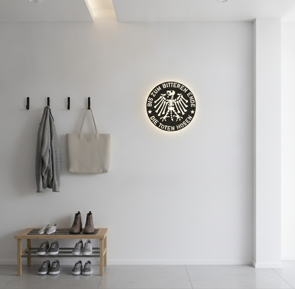 Die Toten Hosen LED-Leuchte - Mockup