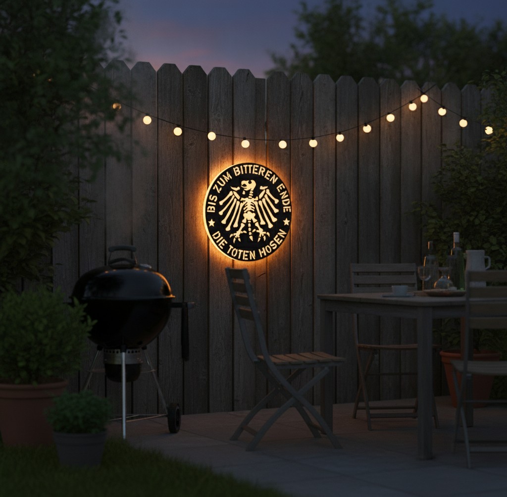 Die Toten Hosen LED-Leuchte - Mockup