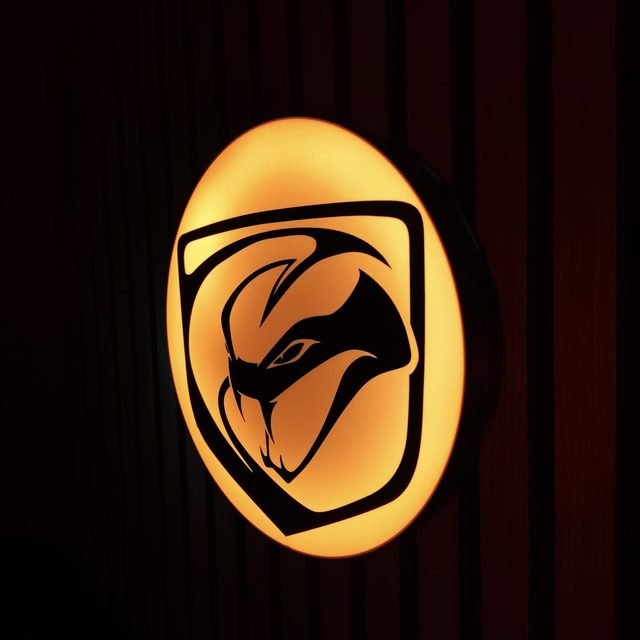 Dodge Viper LED-Leuchtschild Wanddeko Autodeko Geschenk
