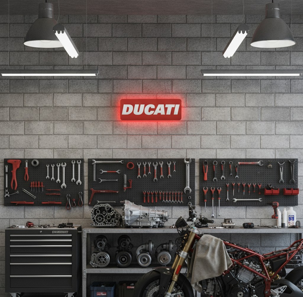Ducati LED-Leuchte - Mockup