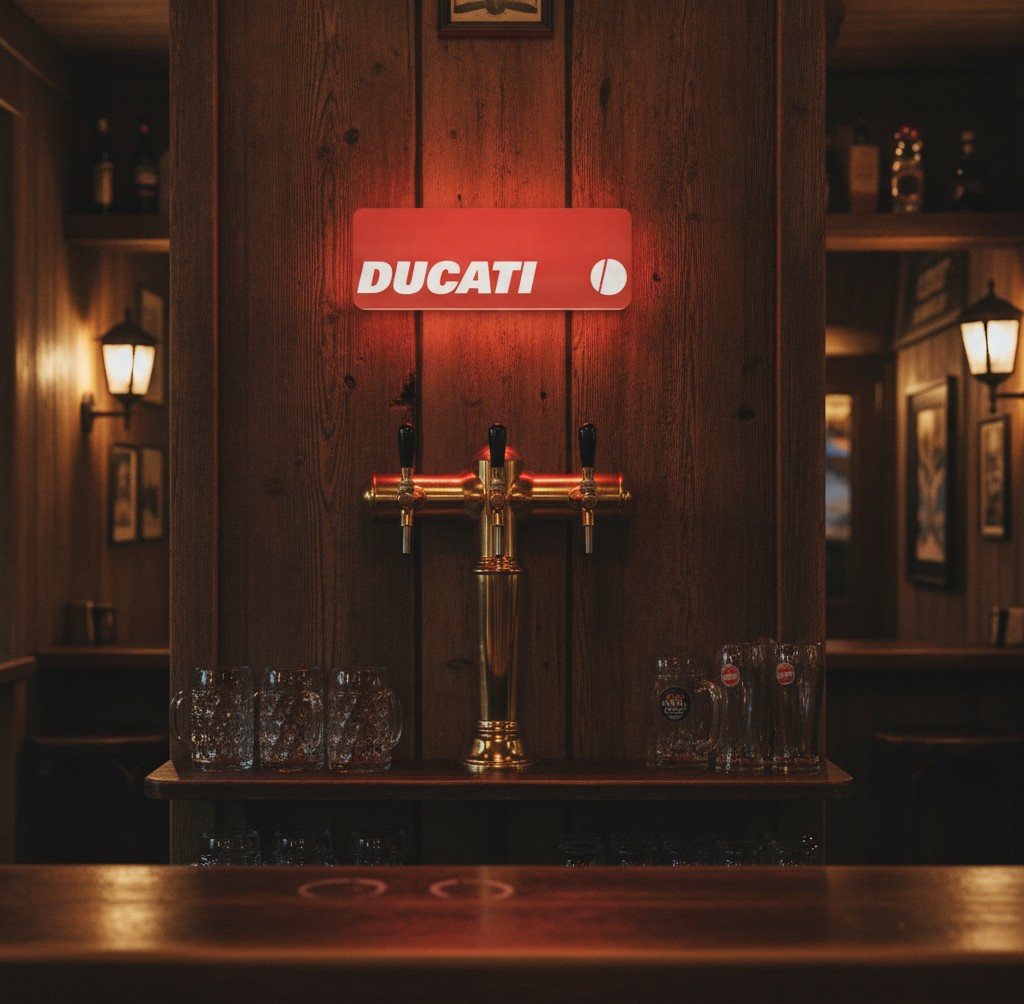 Ducati LED-Leuchte (Motiv 2) - Mockup