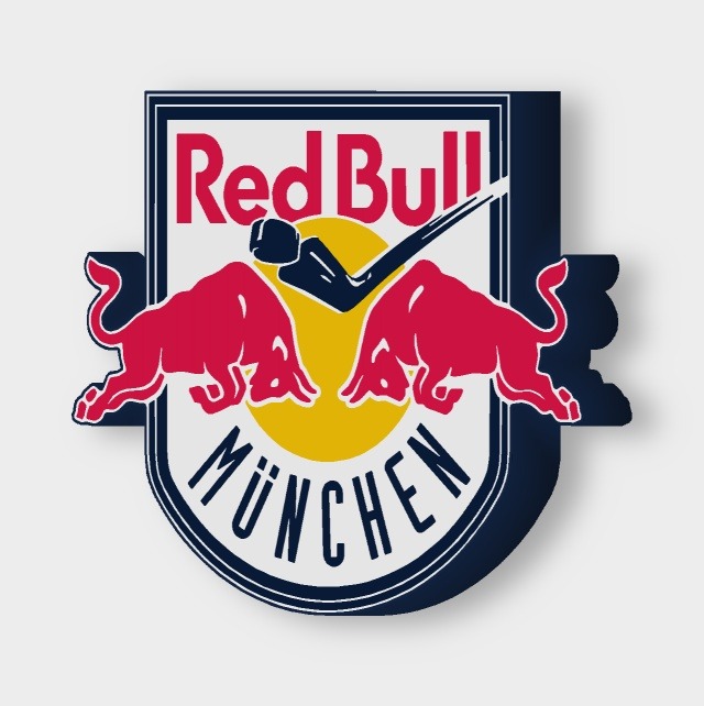 EHC Red Bull München LED-Leuchtschild ausgeschaltet