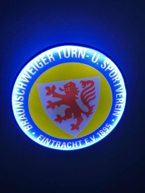 BTSV LED Wanddeko Leuchtschild für Fanraum und Wohnzimmer