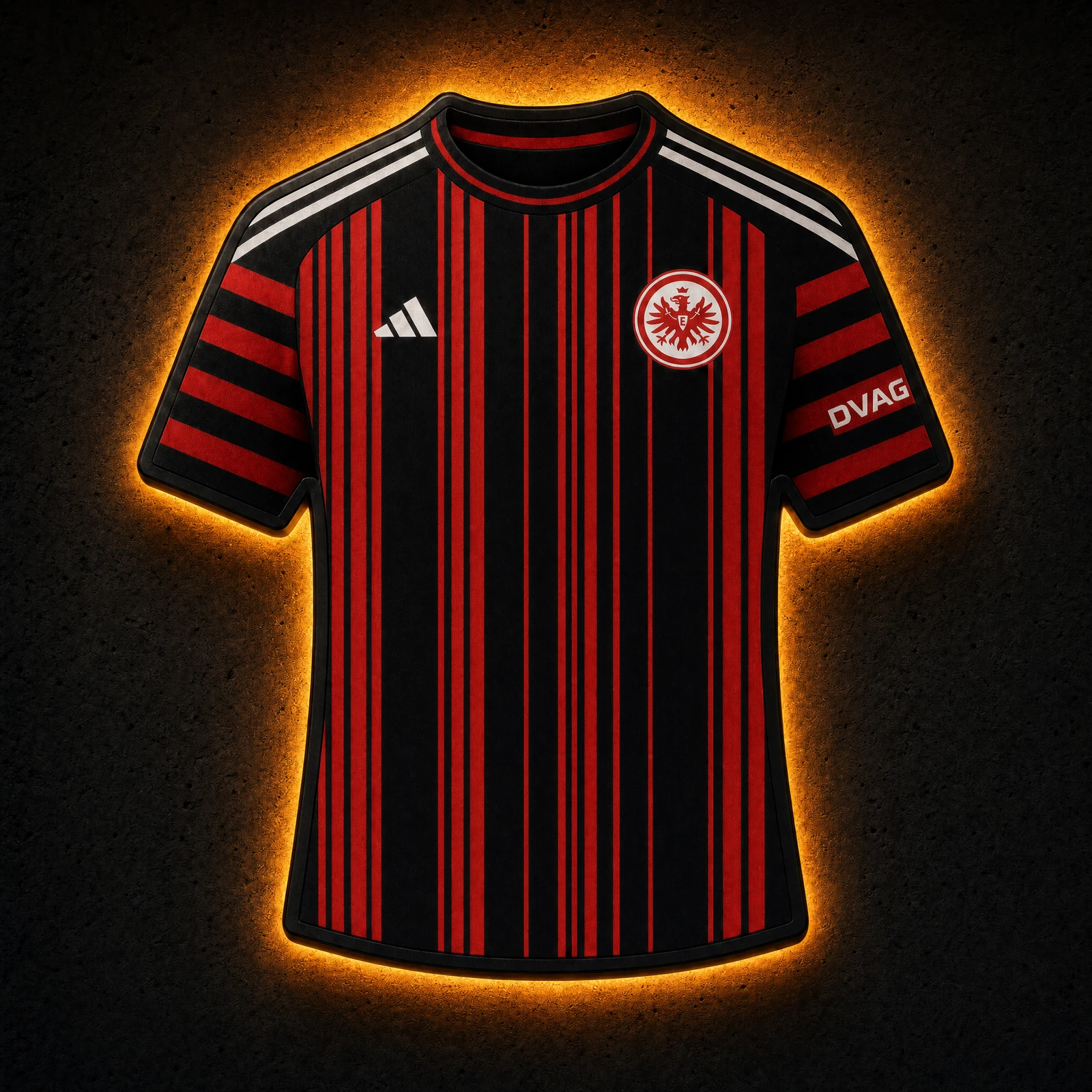 Eintracht Frankfurt Heimtrikot 2026/27 LED-Trikot-Lampe — Glow im Dunkeln