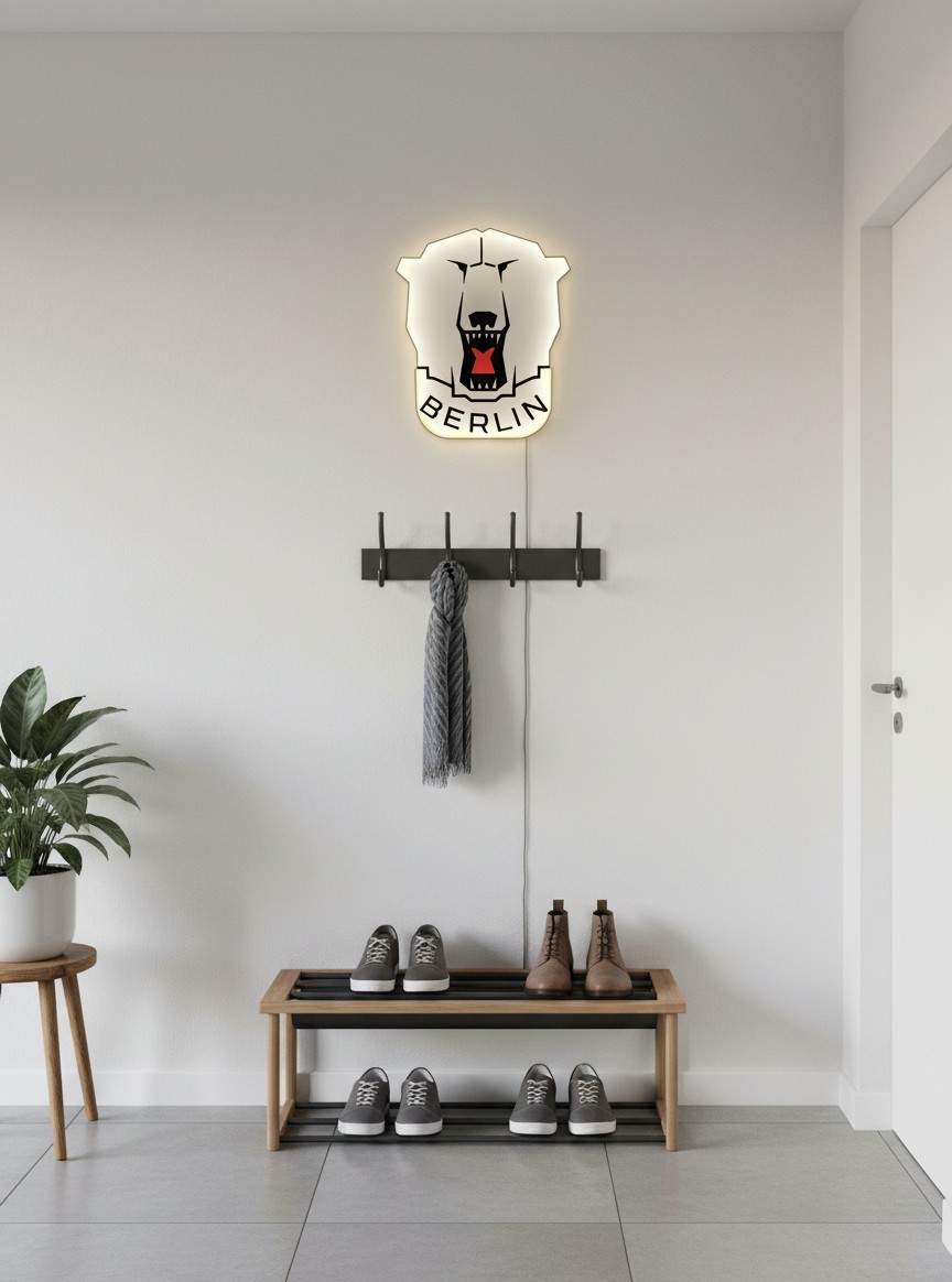 Eisbären Berlin LED-Leuchtschild - Mockup