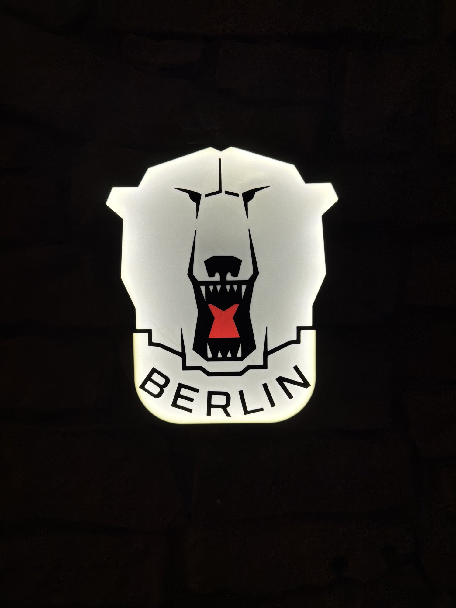 Eisbären Berlin LED-Leuchtschild