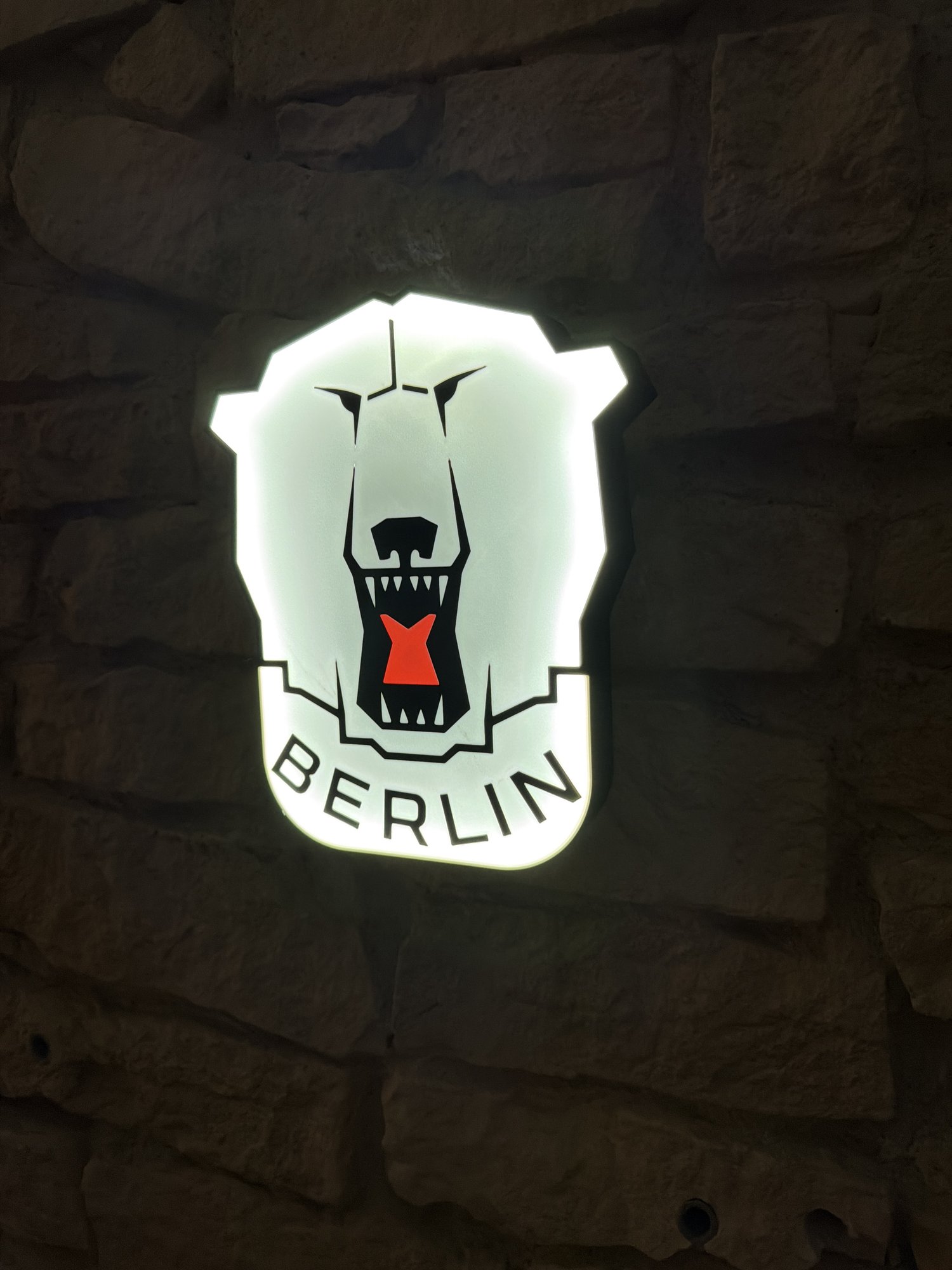 Eisbären Berlin LED-Leuchtschild
