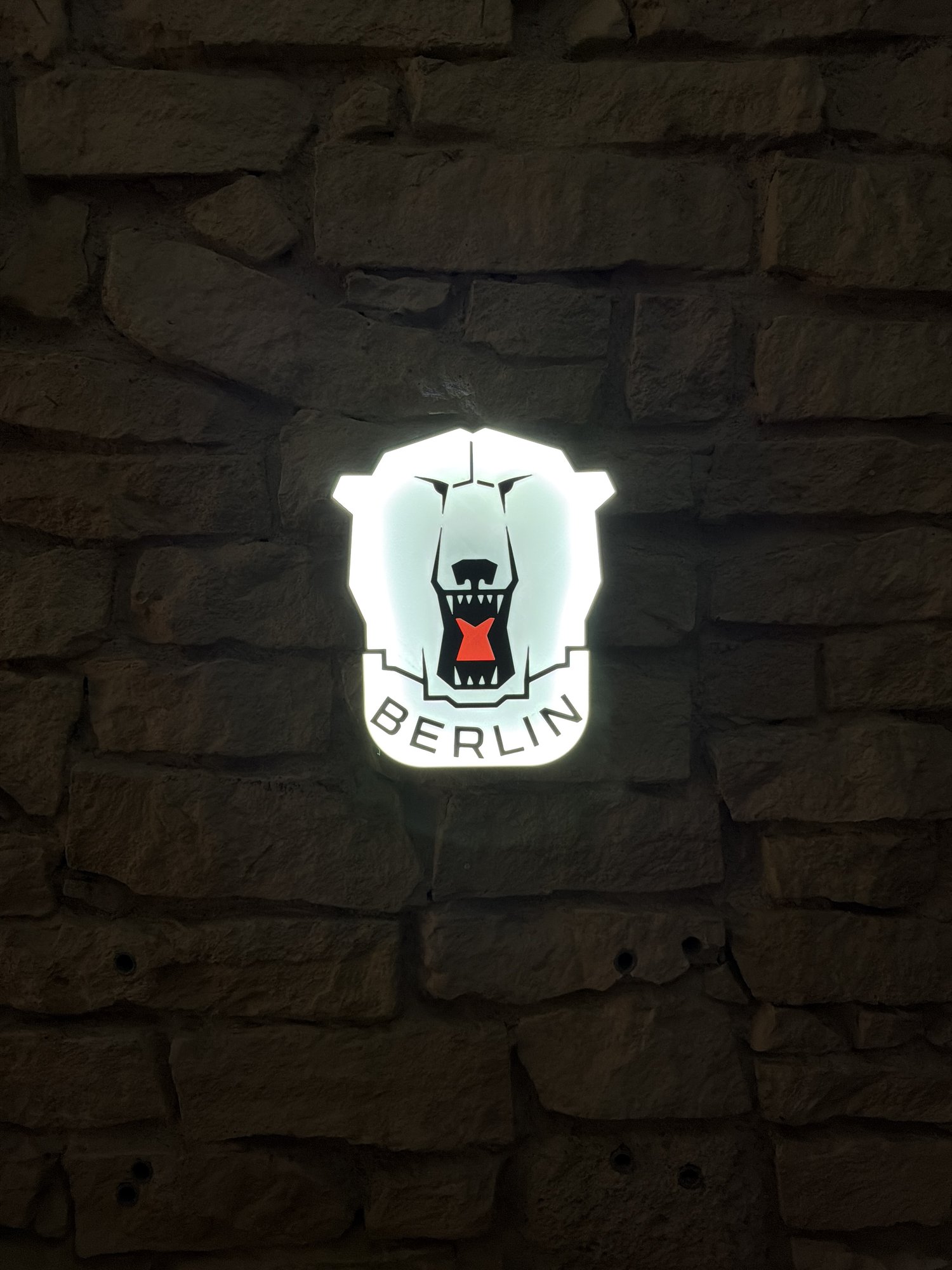 Eisbären Berlin LED-Leuchtschild