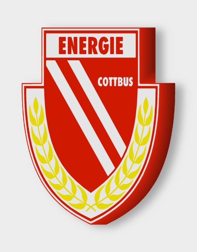 Energie Cottbus LED-Leuchtschild ausgeschaltet